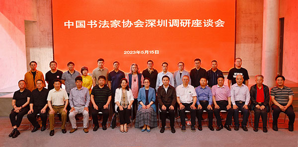 中国书法家协会在深圳召开调研座谈会
